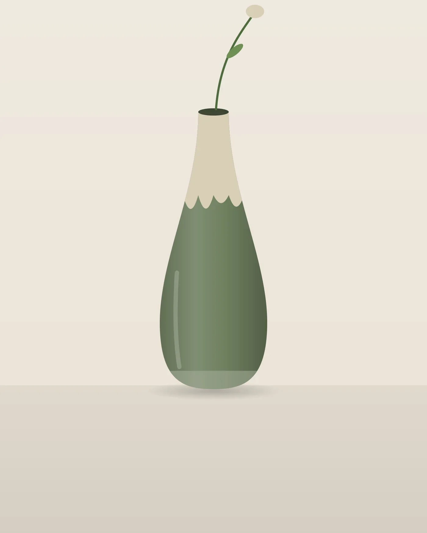 Tall Bud Vase